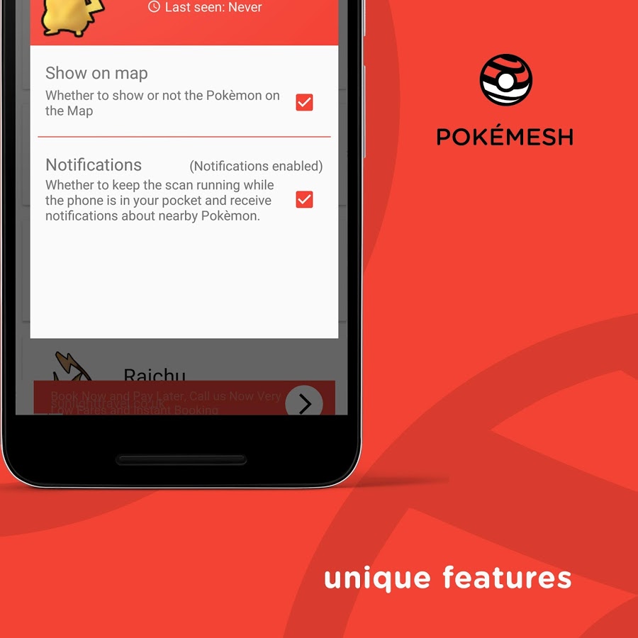 PokéMesh - Real time map