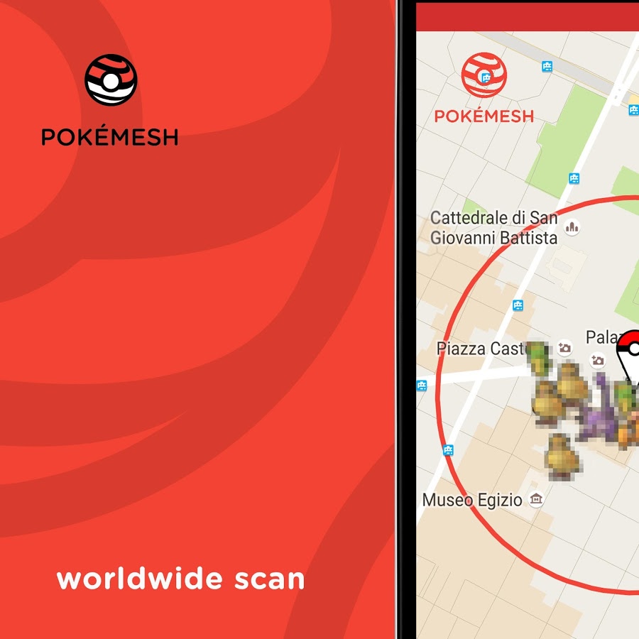 PokéMesh - Real time map