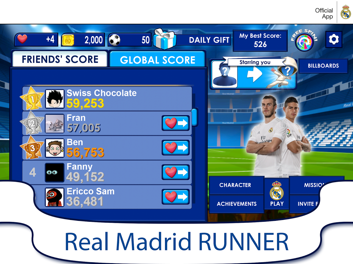 Real Madrid Runner (Mod Money)