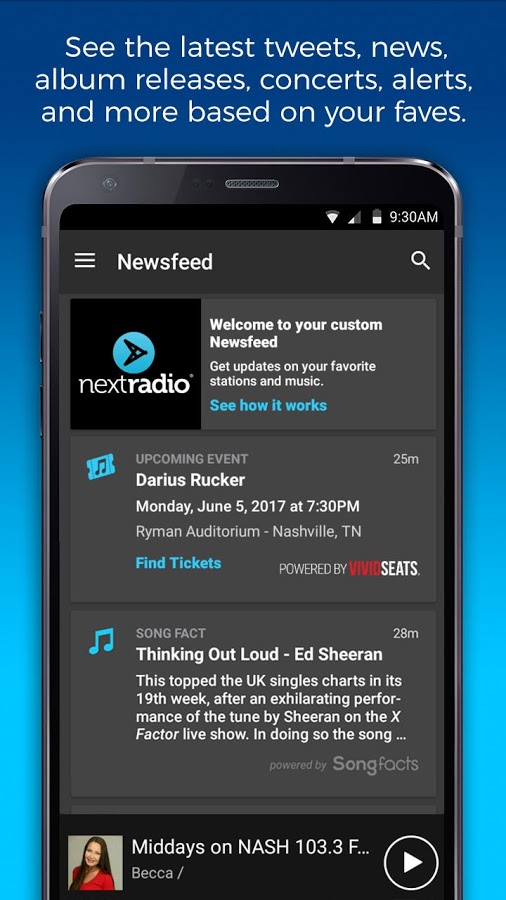 NextRadio Free Live FM Radio