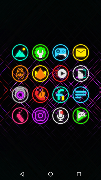 Neon Glow Rings - Icon Pack