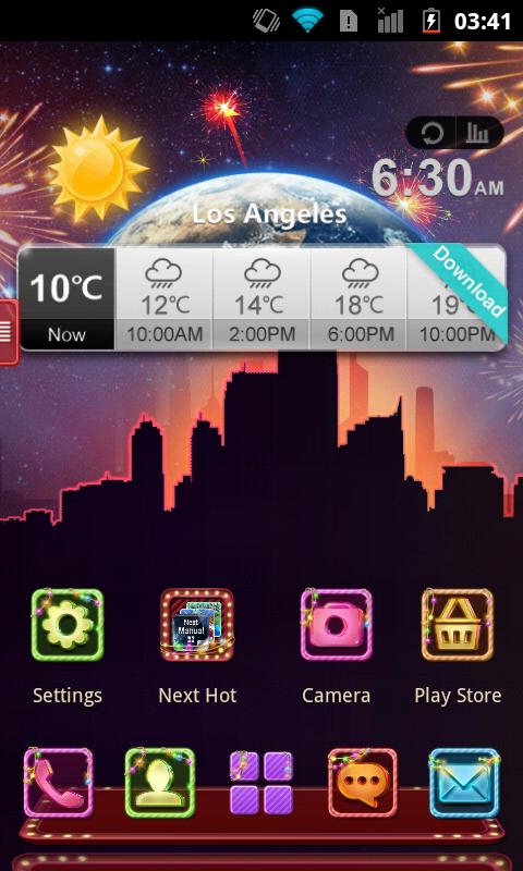 Blink Next Launcher Theme