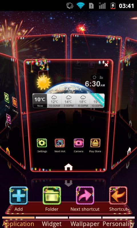 Blink Next Launcher Theme