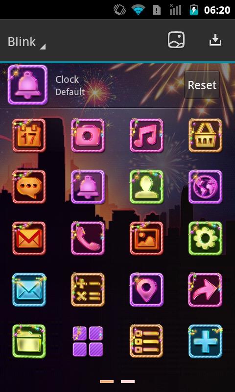 Blink Next Launcher Theme