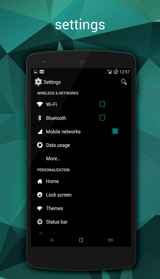 Dark Cyan CM11/PA theme