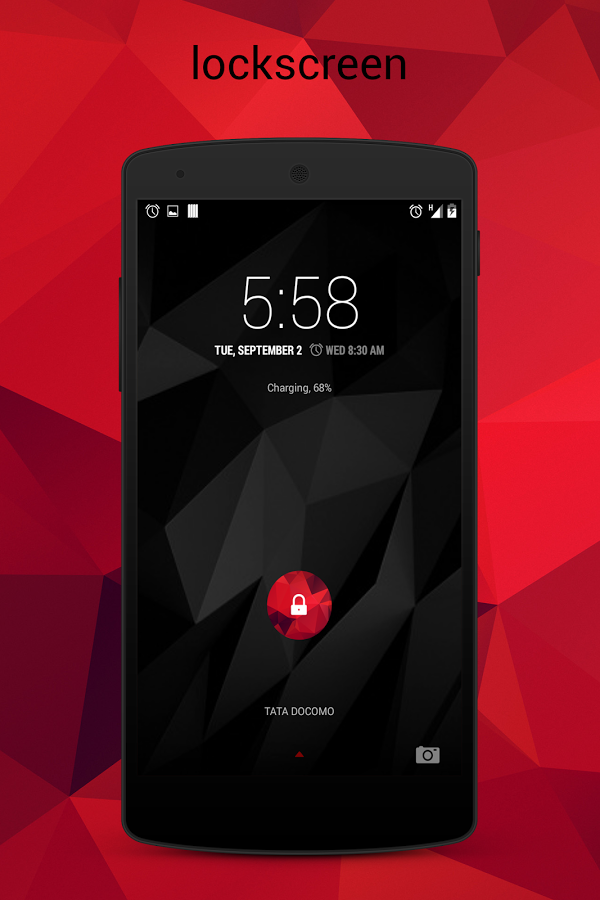 Dark Red CM11/PA theme