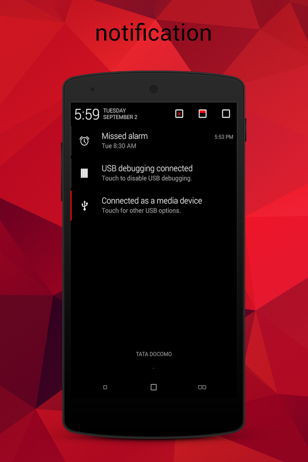 Dark Red CM11/PA theme