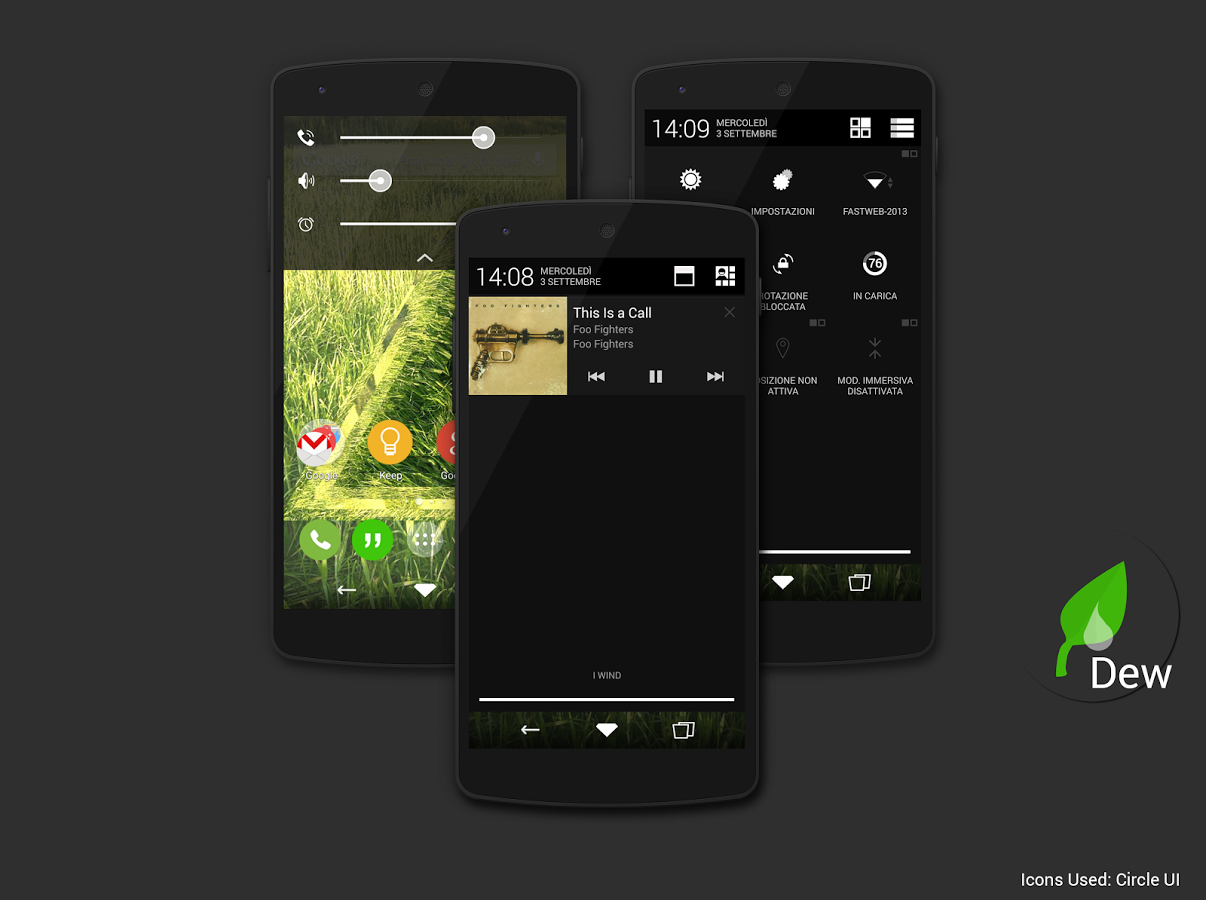 Dew - PA/CM11 Theme