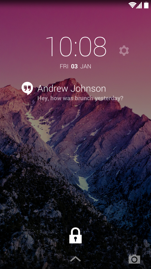 Hangouts DashClock Extension