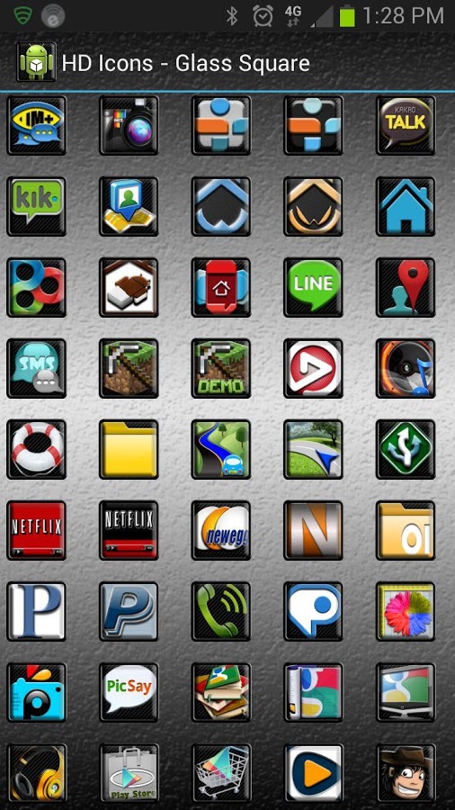 HD Icons: Glass Square