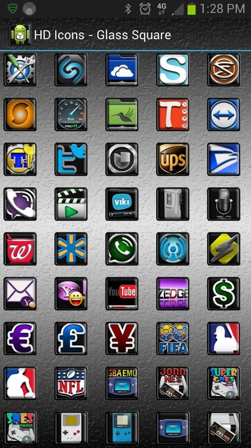 HD Icons: Glass Square