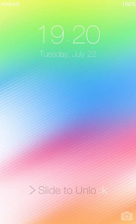 IOS 8 Lock Screen