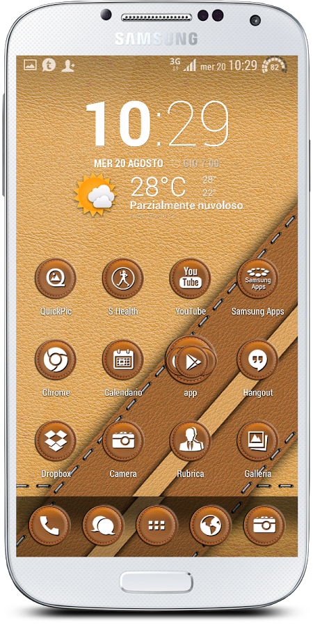 Leather Brown Theme