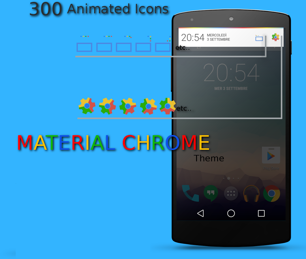 MATERIAL CHROME CM11 THEME