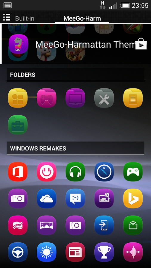 MeeGo Harmattan Theme