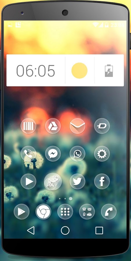 one Theme icons Pack Glass