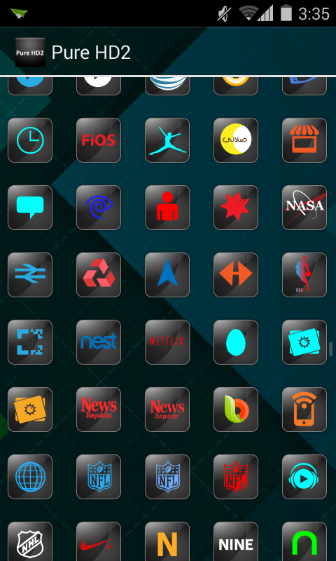 Pure HD2 Apex Nova ADW Theme