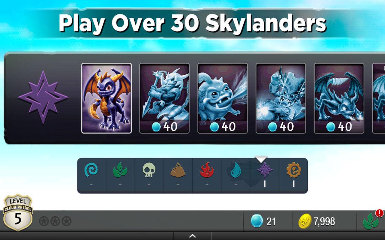 Skylanders Cloud Patrol (Unlimited Coins/Stones)