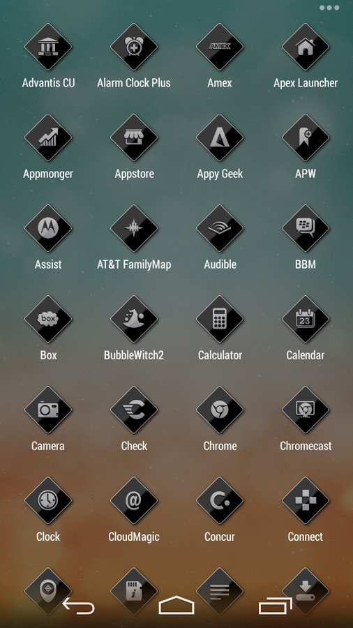 VM12 Black Diamond Icons