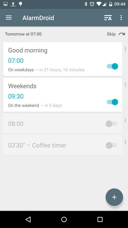 AlarmDroid (alarm clock)