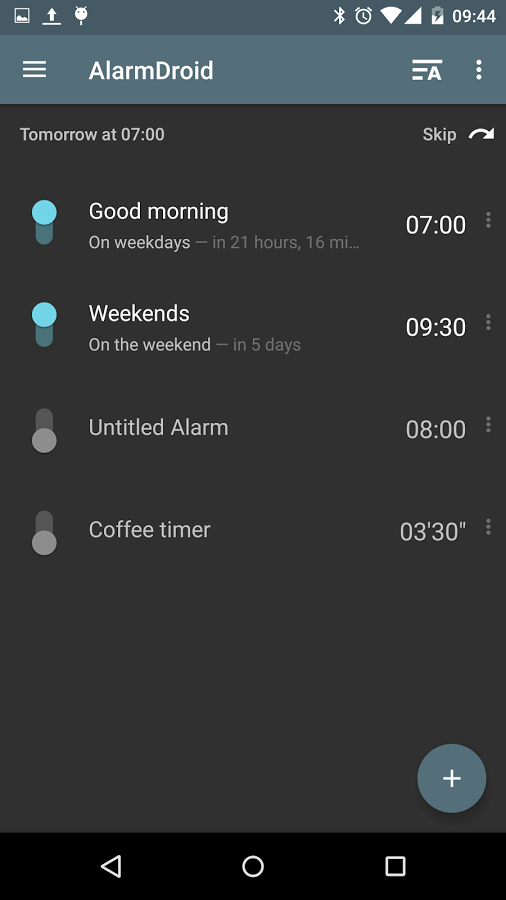 AlarmDroid (alarm clock)