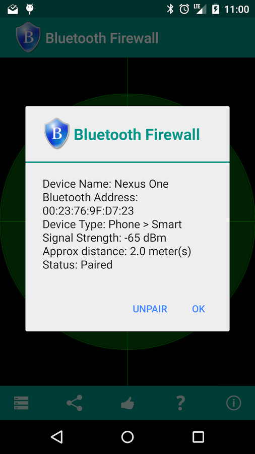 Bluetooth Firewall