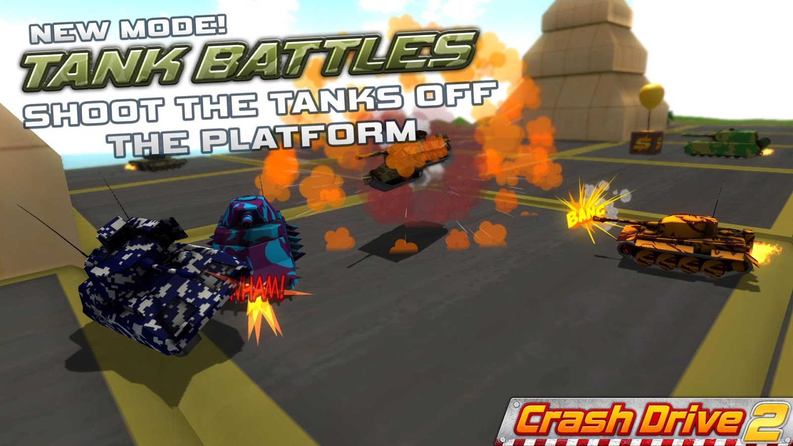 Crash Drive 2: 3D racing cars (Mod Money) 