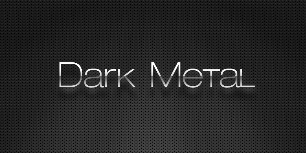(FREE) Dark Metal GO Theme