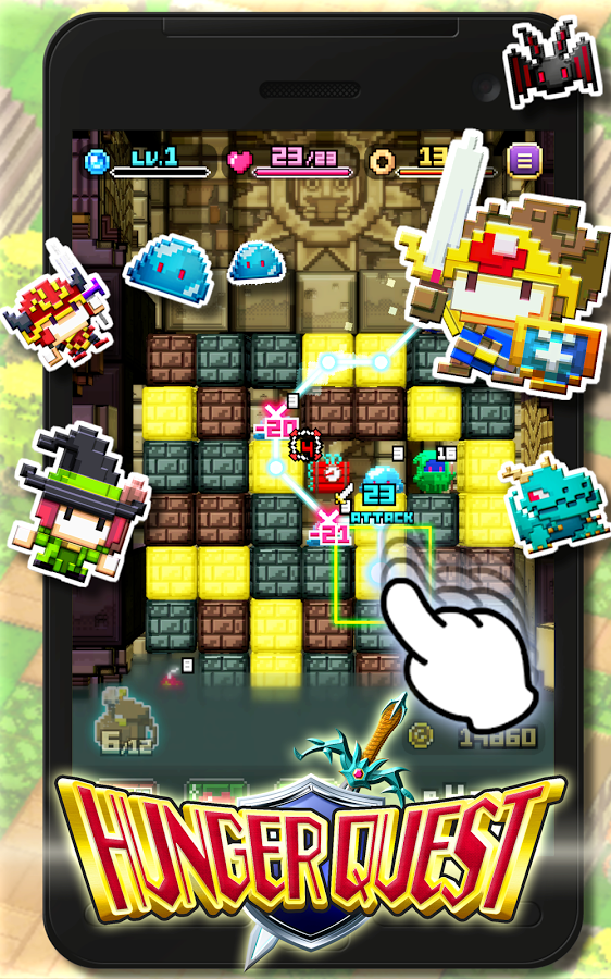 Hunger Quest -Puzzle RPG- (Mod HP/Food/Energy)
