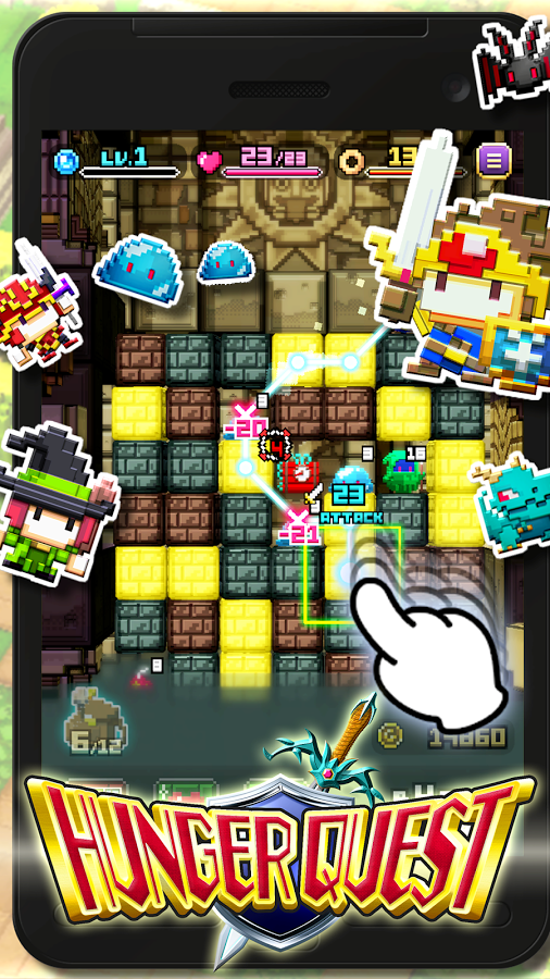 Hunger Quest -Puzzle RPG- (Mod HP/Food/Energy)