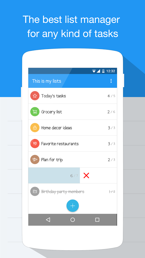 Listure - ToDo with gestures