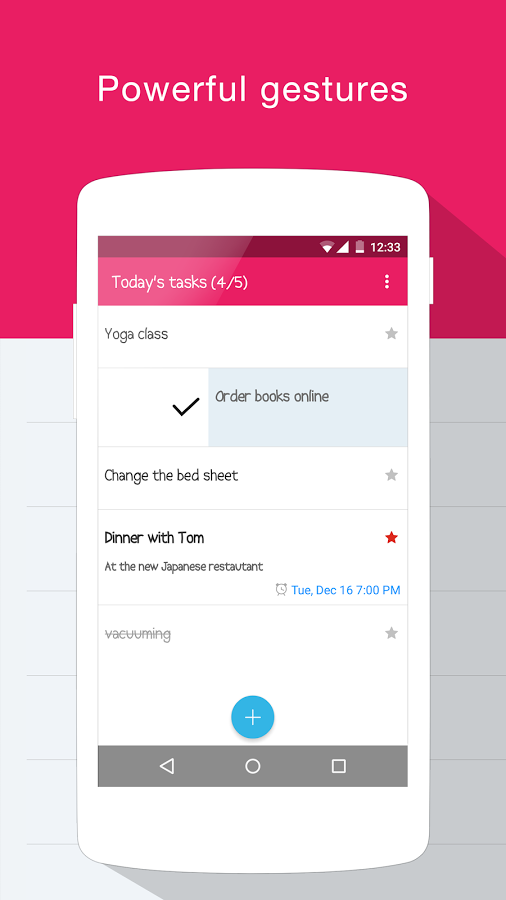 Listure - ToDo with gestures