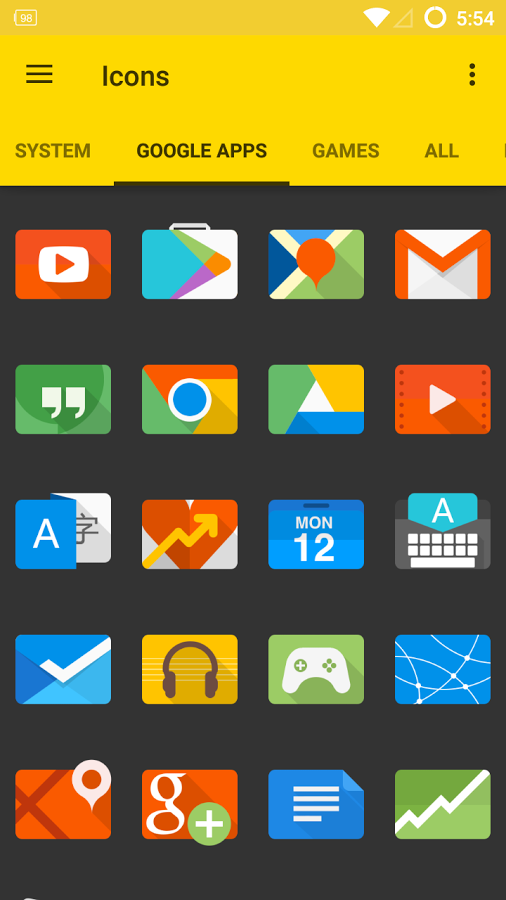 Matrix icon pack