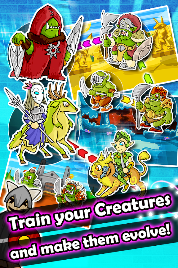 Monster Quest -Evolve Monsters (Gold + Gems)