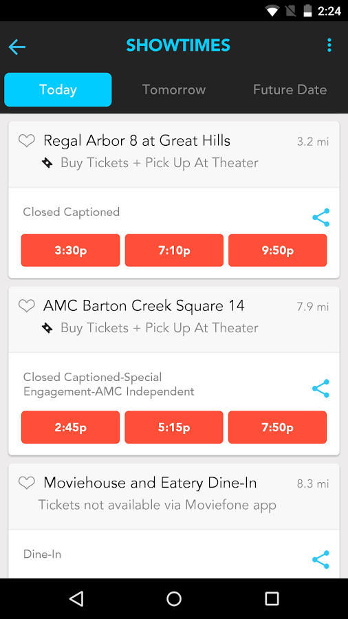 Moviefone - Movies & Showtimes