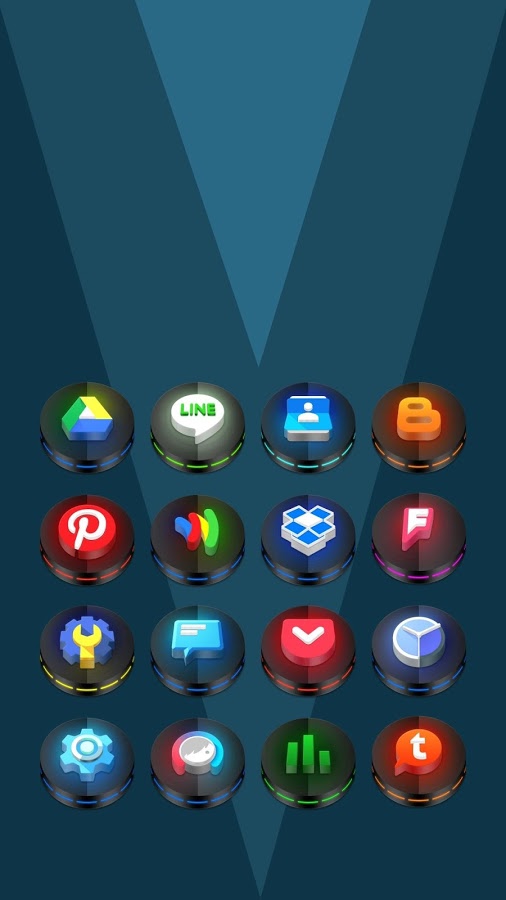 Neon 3D icon Pack