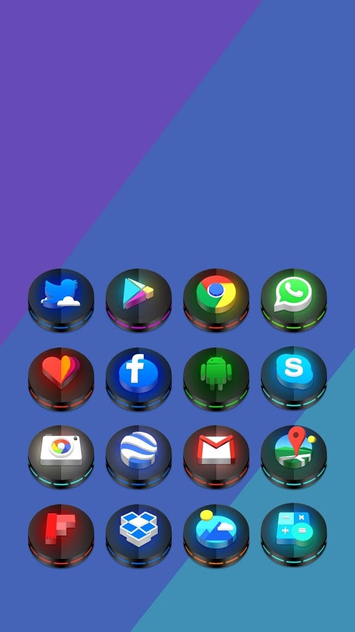 Neon 3D icon Pack