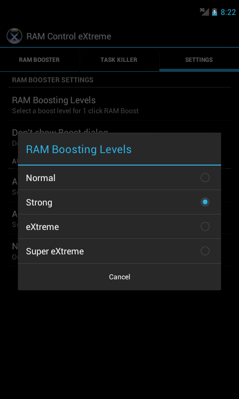 RAM Control eXtreme Pro