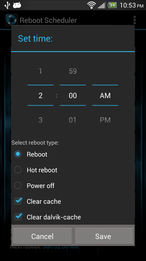 Reboot Scheduler