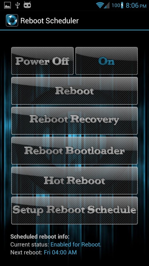 Reboot Scheduler