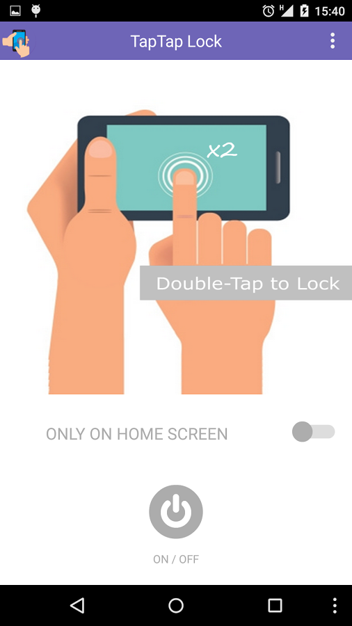 TapTap Screen Lock