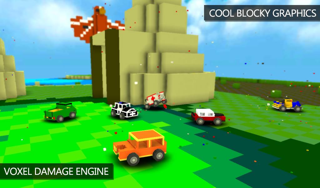 Blocky Demolition Derby (Mod Money)