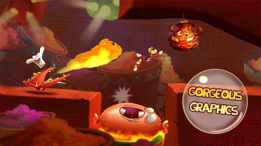 Rayman Fiesta Run (Mod Money/Unlocked)