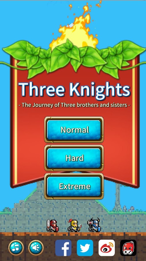 Three Knights : Three heroes (Mod Money)
