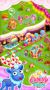 Sweet Candy Farm with magic Bubbles and Puzzles