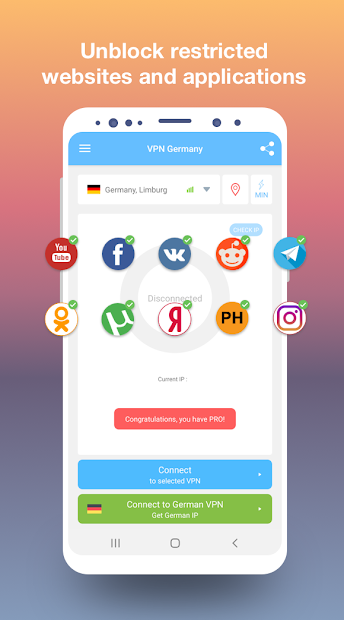 VPN Germany - Free and fast VPN connection