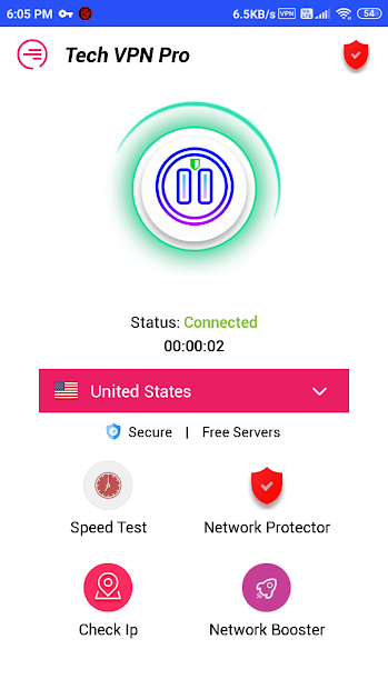 Tech VPN Pro / Premium VPN, No Subscription No Ads