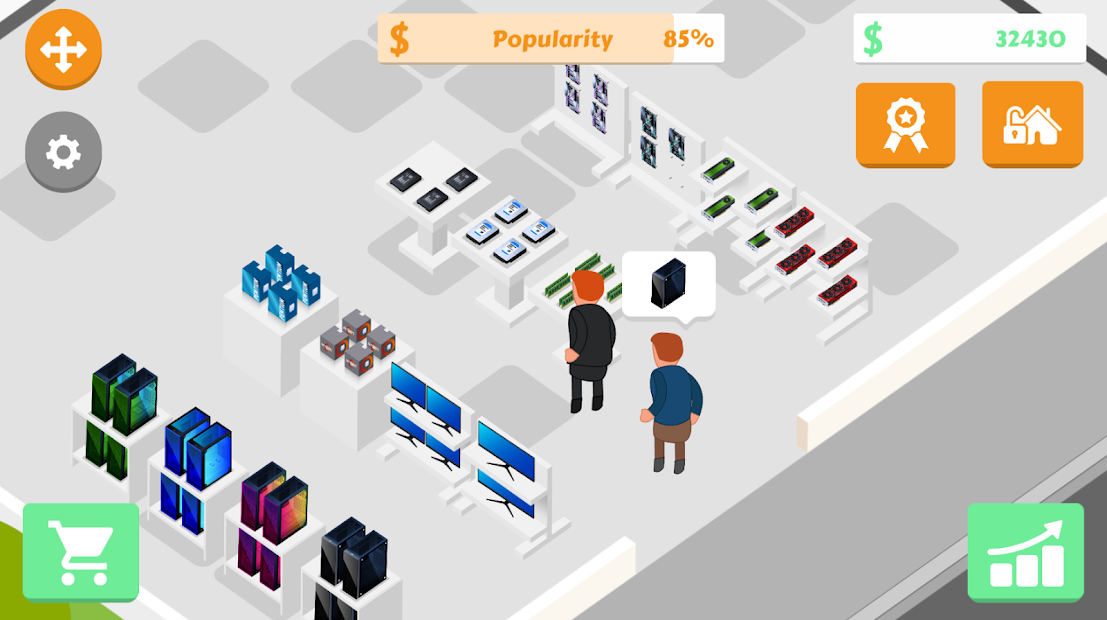 Gaming Shop Tycoon  - Idle Shopkeeper Tycoon Game  (Mod Mone