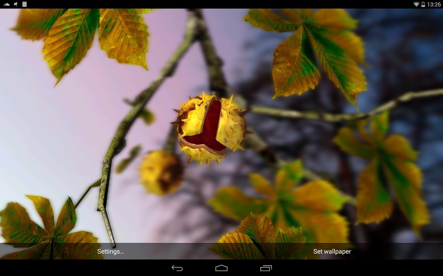 Autumn Leaves in HD Gyro 3D XL