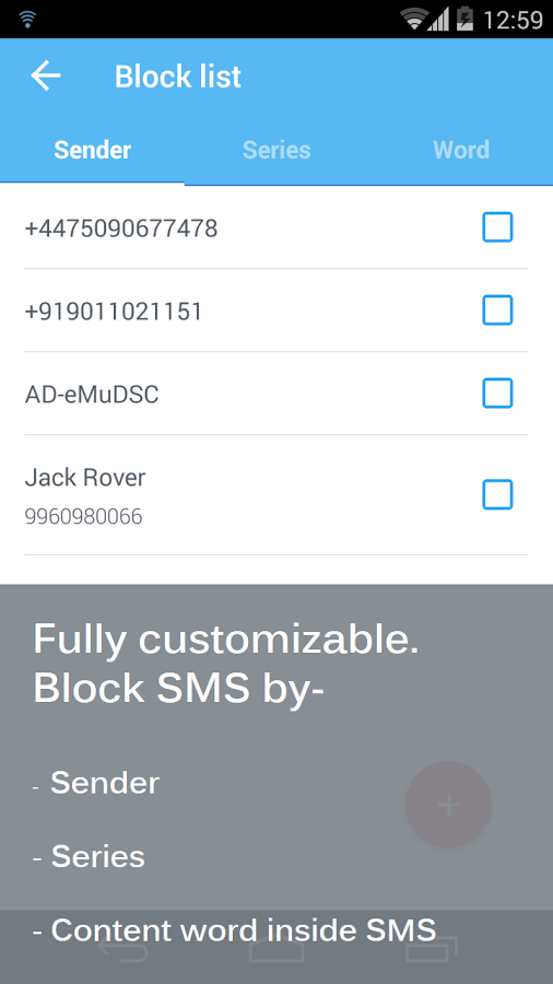Clean Inbox - SMS Blocker